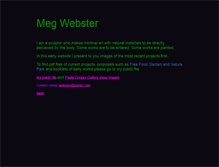 Tablet Screenshot of megwebsterstudio.com